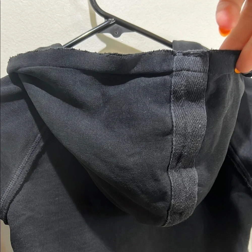Munster Kids Black & Gray Tie-Dye Zip Hoodie